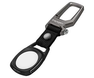Spigen Custodia AirTag Rugged Armor Compatibile con Anello Portachiavi di AirTag 2 (2026) / AirTag (2021) - Nero