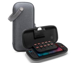 Spigen Custodia Klasden Pouch Borsa da Viaggio Compatibile con Nintendo Switch 2 2025 - Grigio Carbone