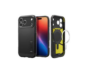 SPIGEN Custodia Rinforzata Spigen Tough Armor T Magsafe Per Iphone 17 Pro Max COVER per Apple iPhone 17 Pro Max, Nero