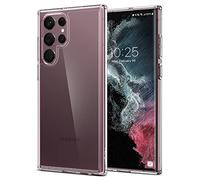 Spigen Custodia Ultra ibrida compatibile con Samsung Galaxy S22 Ultra - Crystal Clear