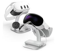 Spigen DR110 Stand Supporto compatibile con Apple Vision Pro M2 (2024) / Galaxy XR (2025) / Meta Quest 3S / Meta Quest 3 - Argento