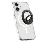 Spigen Dual Pop MagFit Anello MagSafe [Silicone Leggero] Doppio Magnete | Compatibile con iPhone 17 17e 16 15 14 13 12 e Cover MagSafe/Pixelsnap per Samsung S26 S25, Pixel 11 10 - Nero