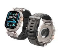 Spigen Dura Pro Armor Cinturino Nylon TPU Compatibile con Apple Watch Ultra 3/2/1 49mm, Series 11/10 46mm, Series 9/8/7-4/SE 45mm, 44mm - Grigio