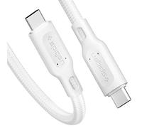 Spigen DuraSync Cavo USB C 2.0, 60W 480Mbps 1.5m Duraturo Trasferimento Dati Intrecciato in Cotone e Caricabatterie, Compatibile Solo USB-C, Adattatore Non Incluso