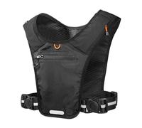 Spigen Dynamic Shield A720 Gilet da Corsa Leggero, Zaino da Corsa, Bande Riflettenti, Compatibile con Smartphone Fino a 6,9”, Leggero e Vestibilità Sicura - Nero