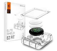 Spigen Eliteshield EZ Fit Protezione schermo compatibile con Google Pixel Watch 4/3 45mm, 2 Pezzi, Kit di installazione incluso, Antigraffio, Cristallo trasparente