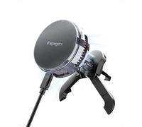 Spigen Essential Cryomax MagFit Qi2.2 25W Caricatore Wireless Auto con Ventola di Raffreddamento, Ricarica Rapida, Supporto MagSafe Auto, Montaggio su Bocchetta d’Aria, Compatibile con iPhone 17 16 15