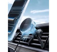 Spigen Essential CryoMax MagFit Qi2.2 25W [Raffreddamento Peltier] Ricarica Wirelss Auto per Cellulare, Cavo Incluso, Supporto Telefono MagSafe Compatibile con iPhone 17/17e/16/15/14 e PixelSnap