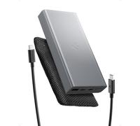 Spigen Essential Power Bank 20000mAh 30W [Pochette & Cavo USB C Inclusi] Caricatore Portatile Ricarica Rapida, 3 Porte, PD/QC 3.0 per iPhone 17/16/15/14/13 Samsung S25 Pixel 10/9 iPad Switch - Grigio