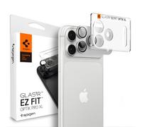 Spigen EZ Fit Optik Pro XL Vetro Fotocamera [1P] per iPhone 18 Pro Max | Argento, Durezza 9H, Anello Totale, Ritagli precisi per l'obiettivo, Sicuri per il flash