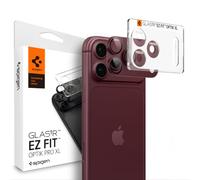Spigen EZ Fit Optik Pro XL Vetro Fotocamera [1P] per iPhone 18 Pro Max | Borgogna, Durezza 9H, Anello Totale, Ritagli precisi per l'obiettivo, Sicuri per il flash