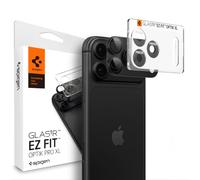 Spigen EZ Fit Optik Pro XL Vetro Fotocamera [1P] per iPhone 18 Pro Max | Nero, Durezza 9H, Anello Totale, Ritagli precisi per l'obiettivo, Sicuri per il flash