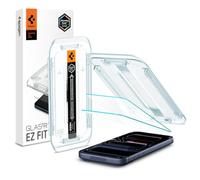 Spigen EZ Fit Vetro Temperato [2 Pezzi] per iPhone 17 Pro, iPhone 17 | iPhone 16 Pro, Installazione Facile, Cristallino, Durezza 9H