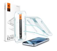 Spigen Glas.tR EZ Fit Vetro Temperato compatibile con Google Pixel 9, Pixel 9 Pro, 2 Pezzi, Installazione Facile, Cristallino, Durezza 9H Pellicola prottetiva