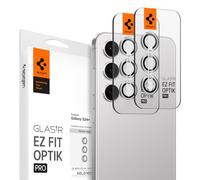 Spigen Glas.tR EZ Fit Optik Pro Protezione Fotocamera compatibile con Samsung Galaxy S24 FE, S24 Plus, 2 Pezzi, Marble Gray, Anello Individuale, Durezza 9H Pellicola prottetiva