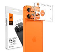 Spigen Glas.tR EZ Fit Optik Pro XL Protezione Fotocamera compatibile con iPhone 17 Pro, 1 Pezzi, Arancione cosmico, Anello Totale, Durezza 9H Pellicola prottetiva