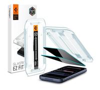 Spigen Glas.tR EZ Fit Vetro Temperato compatibile con iPhone 16 Pro, 2 Pezzi, Anti-Spia, Protezione della Privacy, Durezza 9H Pellicola prottetiva