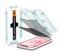 Spigen Glas.tR EZ Fit Vetro Temperato compatibile con iPhone 16e, iPhone 14, iPhone 13, iPhone 13 Pro, 2 Pezzi, Anti-Spia, Protezione della Privacy, Durezza 9H Pellicola prottetiva