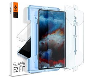 Spigen Glas.tR EZ Fit Vetro Temperato compatibile con Samsung Galaxy Tab S8 Ultra, 14.6 pollici, Installazione Facile, Cristallino, Anti-graffio, Durezza 9H Pellicola prottetiva