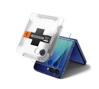 Spigen Glas.tR EZ Fit Vetro Temperato compatibile con Samsung Galaxy Z Flip7, 2 Pezzi, Cristallino, Durezza 9H Pellicola prottetiva