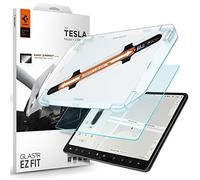 Spigen Glas.tR EZ Fit Vetro Temperato compatibile con Tesla Model 3 (2017-2023), Model Y (2020-2025), Installazione Facile, Anti-riflesso, 9H Protezione Schermo, Automobile Accessori