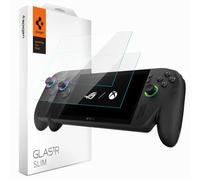 Spigen Glas.tR Slim Vetro Temperato compatibile con Asus ROG Xbox Ally, ROG Xbox Ally X, ROG Ally, ROG Ally X, MSI Claw 7 AI+ (7 pollici), 2 Pezzi, con Kit di Installazione, Durezza 9H