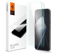 Spigen Glas.tR Slim Vetro Temperato compatibile con Xiaomi 15T Pro, Xiaomi 15T, 2 Pezzi, Anti-graffio, Cristallino, Durezza 9H Pellicola prottetiva