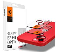Spigen Glass EZ Fit Optics Pro 2 Pack, rosso - iPhone 14/14 Plus