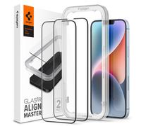 Spigen Glass tR AlignMaster HD 1 confezione, FC nero - iPhone 14/13 Pro/13
