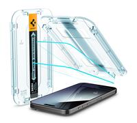 Spigen Glass tR EZ Fit 2 Pack, trasparenza - iPhone 15 Pro Max