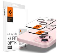 Spigen Glass tR EZ Fit Optik Pro 2 Pack, rosa - iPhone 15/15 Plus/14/14 Plus