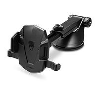 Spigen KUEL [TS35] OneTap Supporto per Telefono da Auto per Parabrezza e Cruscotto, Porta Cellulare Auto, Modello in Carbonio, Ruotabile a 360° - Nero