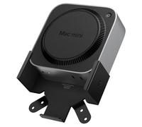 Spigen LD205 Supporto per Mac Mini M4, Montaggio a parete VESA, Supporto da tavolo e da parete - Nero