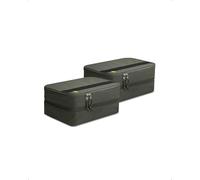 Spigen Life Organizer da Viaggio Suitcase Organizer Set di borse da imballaggio con compressione e cerniera per viaggi e vacanze S1+S1 2 pezzi - Hunter Green