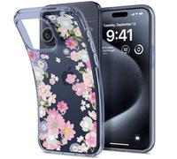 Spigen Cover Liquid Crystal Compatibile con iPhone 15 Pro - Blossom