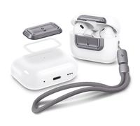 Spigen Lock Fit AirPods Pro Case Gray PC Includes Installation Kit