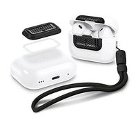 Spigen Lock Fit M [EZ FIT], Clip protettiva con Chiusura Sicura, Compatibile con Cuffie, AirPods Pro 2 (2023/2022) / AirPods Pro (2019) e con cinturino - Carbonio