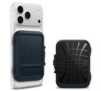 Spigen Lock Fit MagFit Portafoglio (5 carte) Magsafe Wallet Magnetico Portacarte Compatibile con iPhone 17/16/15/14/13/12 Modelle, Accessori MagSafe - Metal Slate