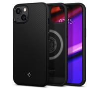 Spigen Cover Mag Armor MagFit, Compatibile con MagSafe, Custodia Magnetica per iPhone 13 - Nero Opaco