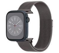 Spigen Metal Fit, grafite - Apple Watch 49mm/45mm/44mm/42mm