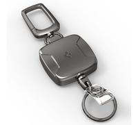 Spigen Moschettone Portachiavi ID Porta Badge Rullo Munizioni per Porta Carte