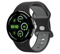Spigen Cinturino Nano Pop in Silicone Compatibile con Google Pixel Watch 4/3/2/1 41mm (2025/2024/2023/2022) - Black Sesame