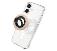 Spigen NanoPop MagFit Anello MagSafe per Telefono [Cerniera Rotante] | Supporto Compatibile con iPhone Duo 18 Pro Max 17 16 15 14 13 12, Pixel 11 10 e Cover MagSafe/Pixelsnap per Samsung - Beige