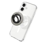 Spigen NanoPop MagFit Anello MagSafe per Telefono [Supporto a Cerniera Rotante] Compatibile con iPhone 17 17e 16 15 14 13 Pro e Cover MagSafe/Pixelsnap per Samsung S26 S25 Ultra, Pixel 10 10a - Grigio