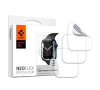 Spigen NeoFlex Pellicola compatibile con Apple Watch SE 3/2/1(40mm), Apple Watch 9/8/7(41mm), 6/5/4(40mm), 3 Pezzi, TPU, Applicazione Bagnata, Alta Reattività