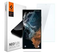 Spigen NeoFlex Pellicola compatibile con Samsung Galaxy S22 Ultra, 2 Pezzi, TPU, Applicazione Bagnata, Alta Reattività, Custodia Compatibile, Anti-graffio