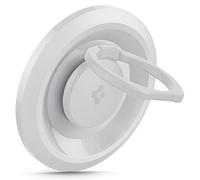 Spigen O-Mag Anello Cellulare Magnetico, Anello Supporto per MagSafe 360° Rotazione Compatibile con iPhone 17/16/15/14/13 e Cover MagSafe per Samsung S25/S24 & Pixelsnap per Pixel 10 - Bianco
