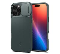 Spigen Optics Armor MagSafe, verde abisso - iPhone 16 Pro Max