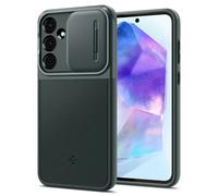 Spigen Optik Armor, verde abisso - Samsung Galaxy A55
