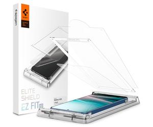 Spigen Pellicola protettiva per Galaxy S25, facile installazione, Elite Shield EZ Fit HD - AFL09091